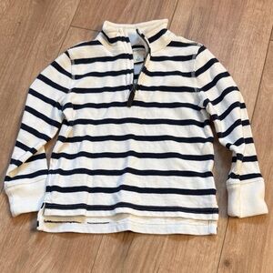 Crewcuts toddler boy striped zip pullover